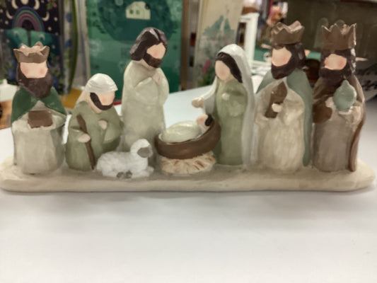Pure and Simple Nativity Scene