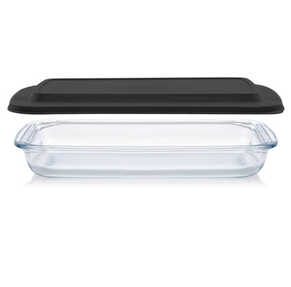 JoyFul Oven To Table Glass Casserole Baking Dishes with Lids