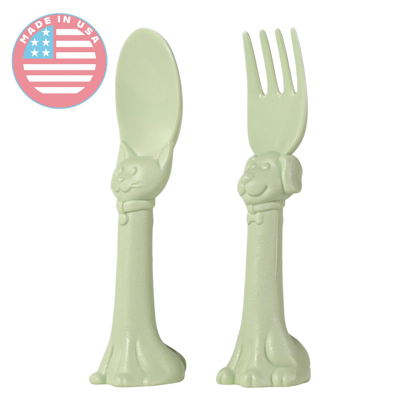  Spoon la la Toddler Utensils Set - 2 Pack Made in USA