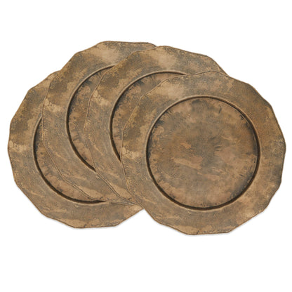Scallop Edge Hammered Charger