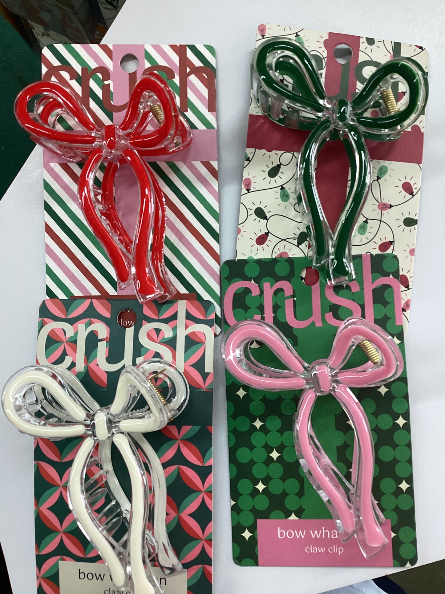 Crush Bow Claw Clip