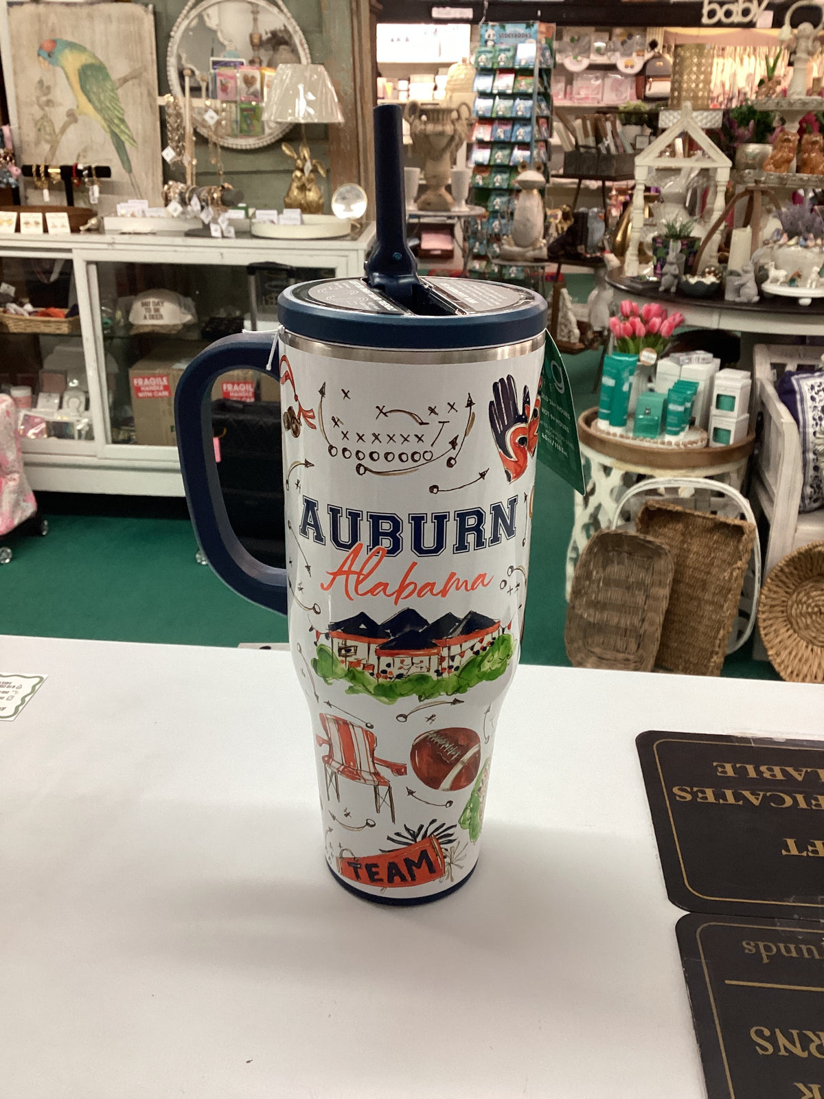 Swig Tailgates In Auburn Mega Mug 40z