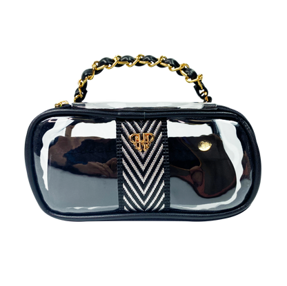 Bombshell Bangle Bar -  Silver Chevron