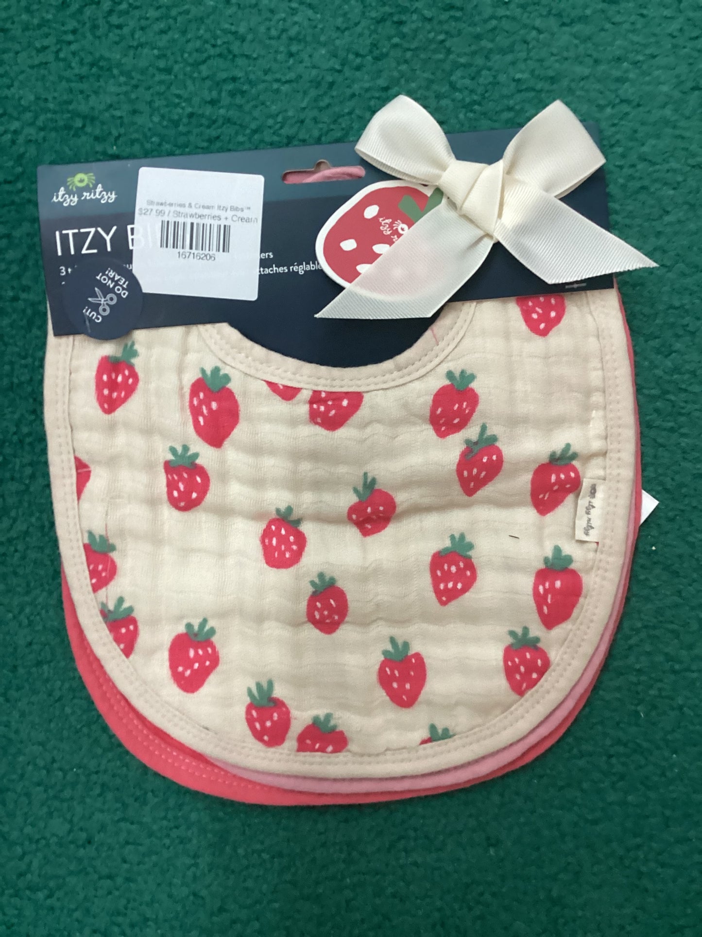 Bibs,burps, Paci and Teethers-Caine
