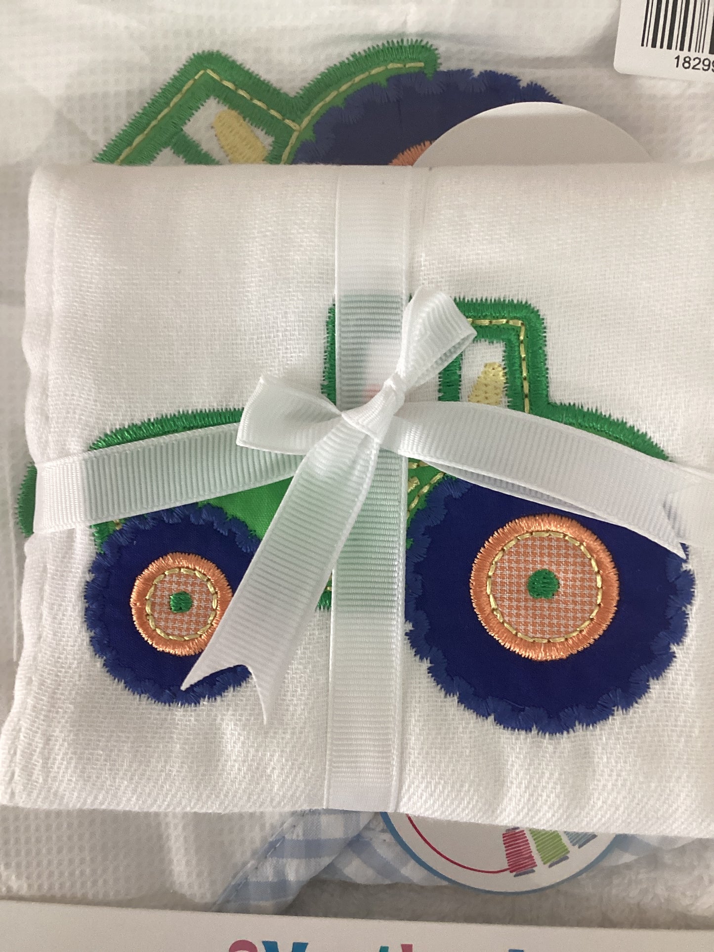 Tractor Appliqué Burp