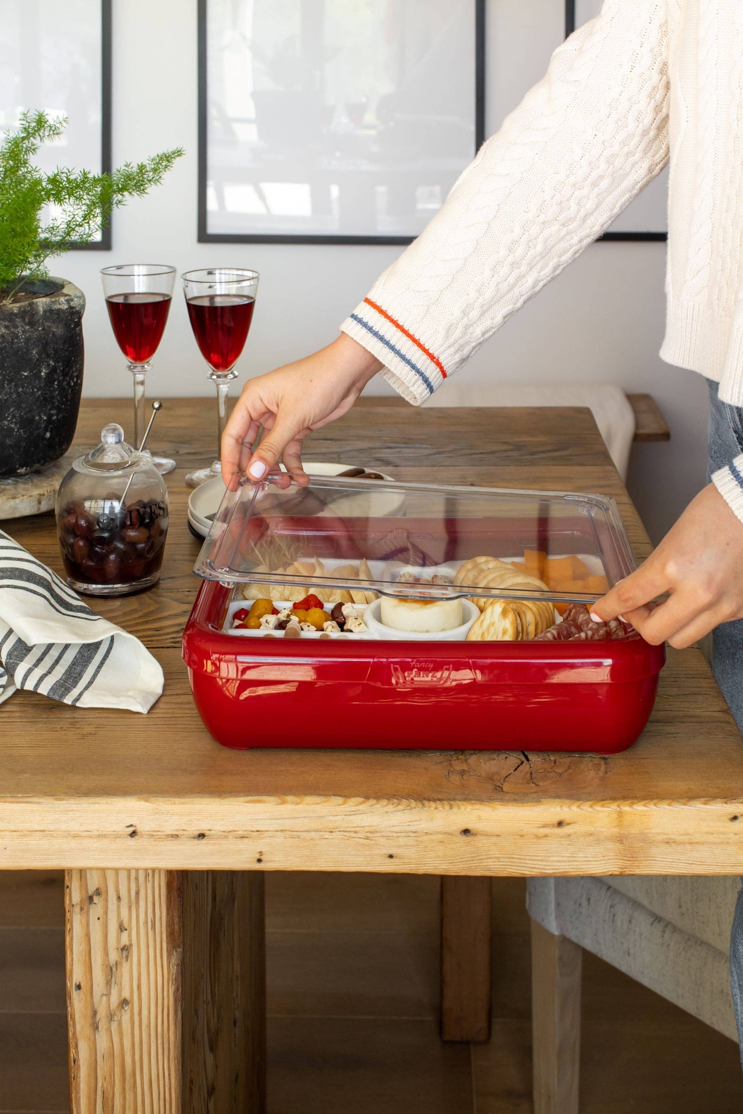 Fancy Panz® Accessory - Charcuterie & Veggie Trayz Insert