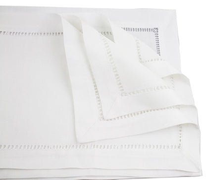White Hemstitch 13"X19" Placemat