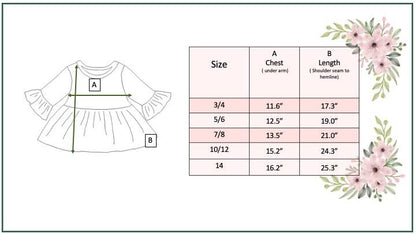 Kids Fall Winter Leopard Print Ruffle Top Shirt Blouse