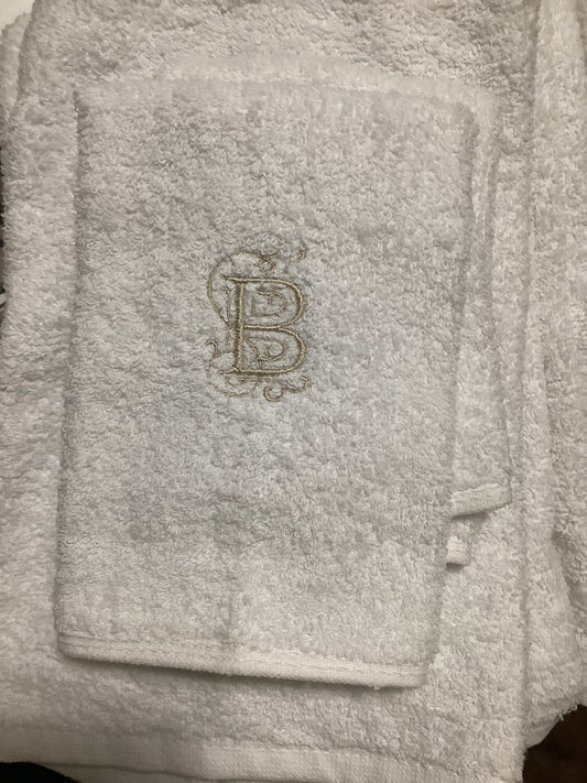 Monogram towels-Turner/Bryan
