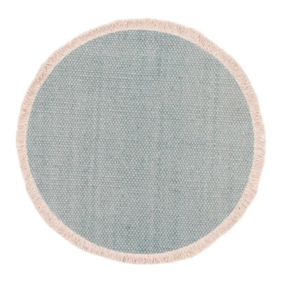 Fringed Solid Round Placemat