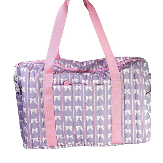 Hamner Hill Striped Purple Bow Collection