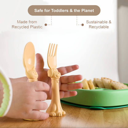  Spoon la la Toddler Utensils Set - 6 Pack Made in USA
