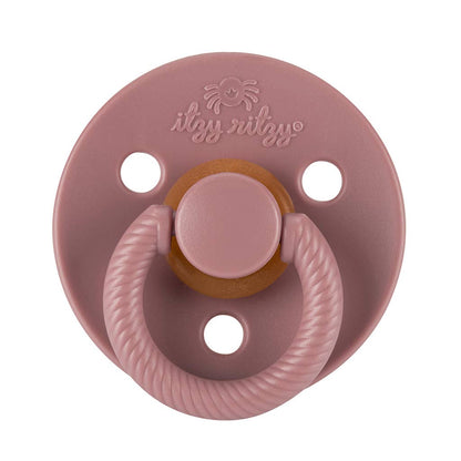 Itzy Soother™ Natural Rubber Paci Sets- Pink Bow