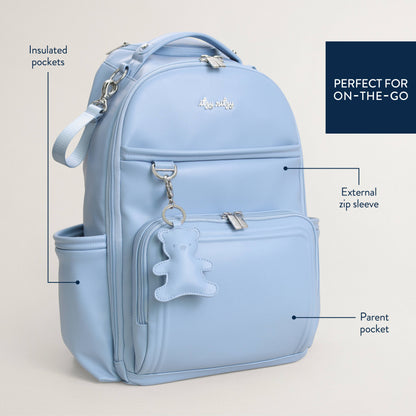 *NEW* Teddy Blue Boss Plus™ Backpack Diaper Bag