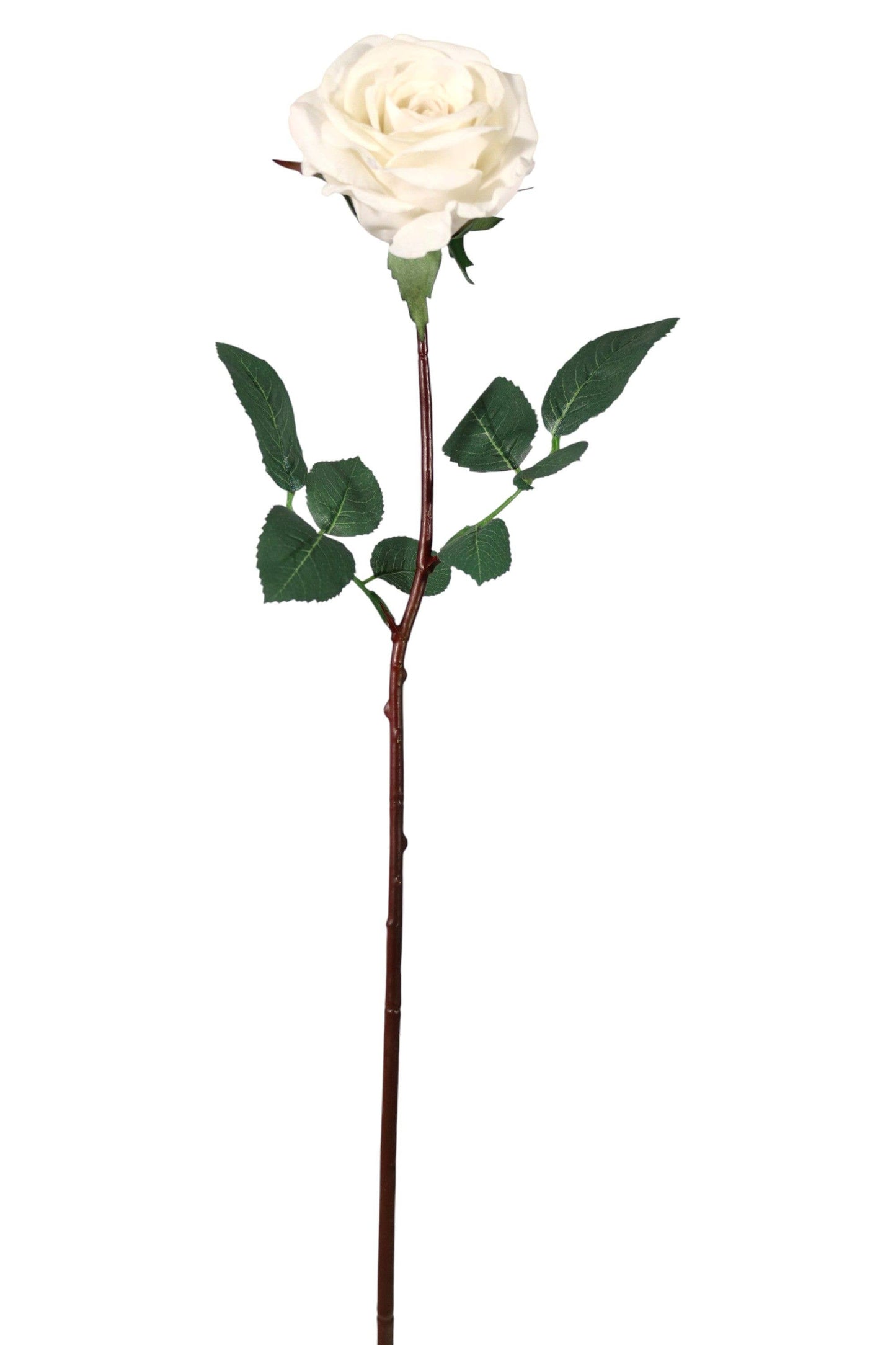 27" Real Touch Candle White Rose Artificial Flower