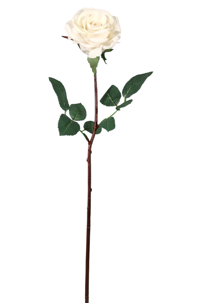 27" Real Touch Candle White Rose Artificial Flower