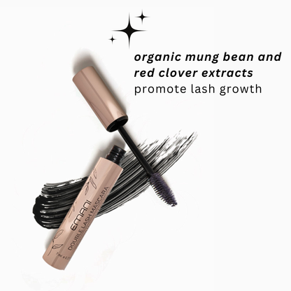 Double Lash Mascara + Lash Growth Serum - Natural + Organic