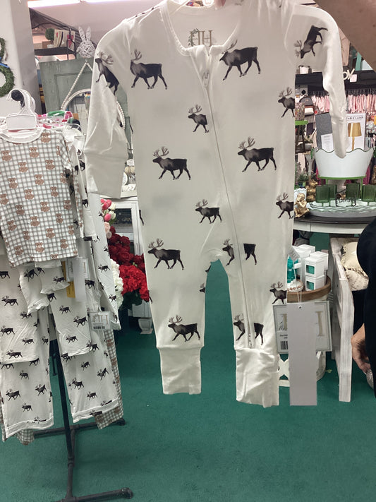 Hamner Hill Boys Reindeer Romper