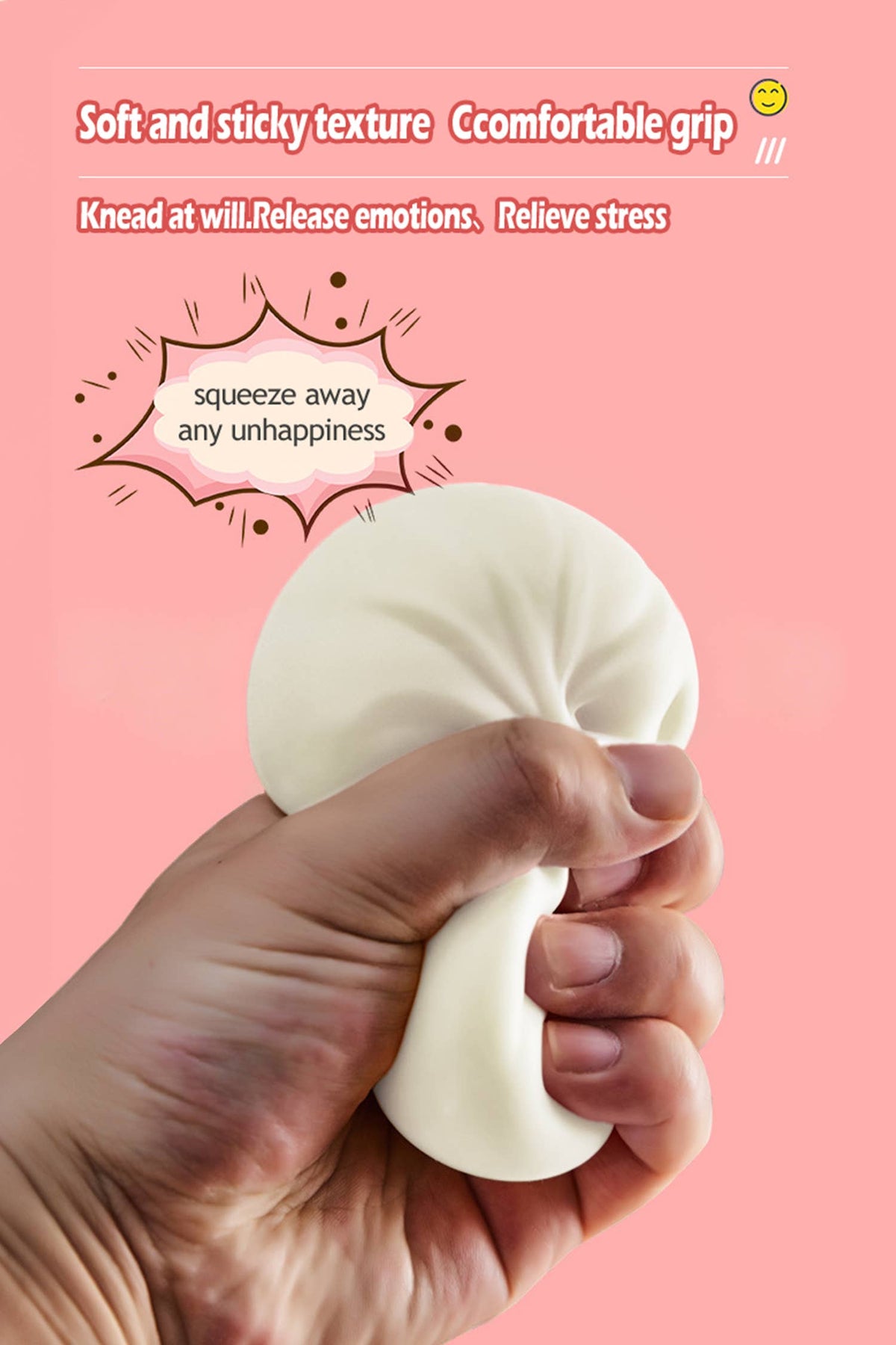 Slow Rising Relieve Pressure Dumpling Squishy Toy