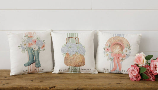 Mini Pillows - Spring Elements (Pk/03 Ast)
