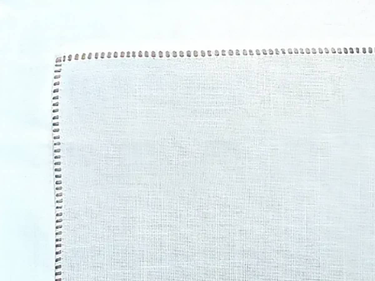 White Hemstitch 13"X19" Placemat