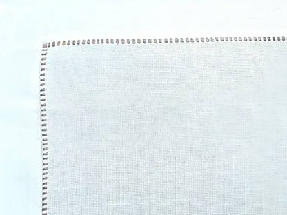 White Hemstitch 13"X19" Placemat