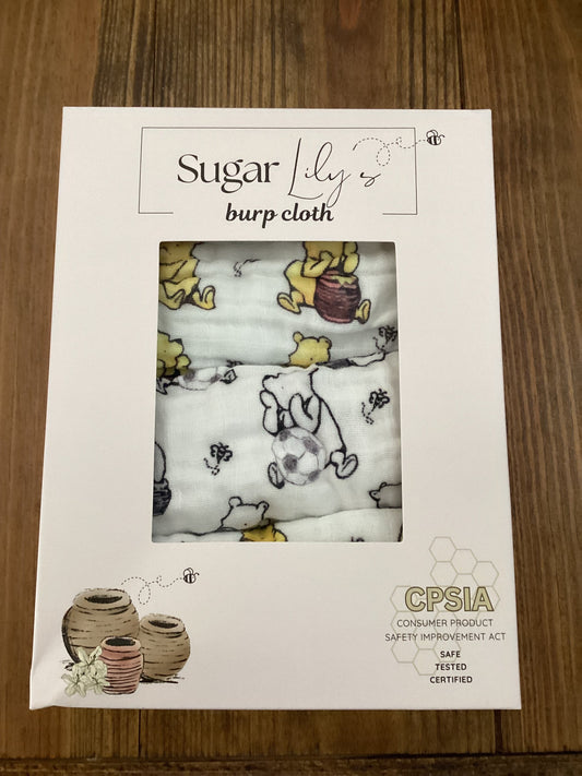 Winnie the Pooh Muslin 3pc Burp