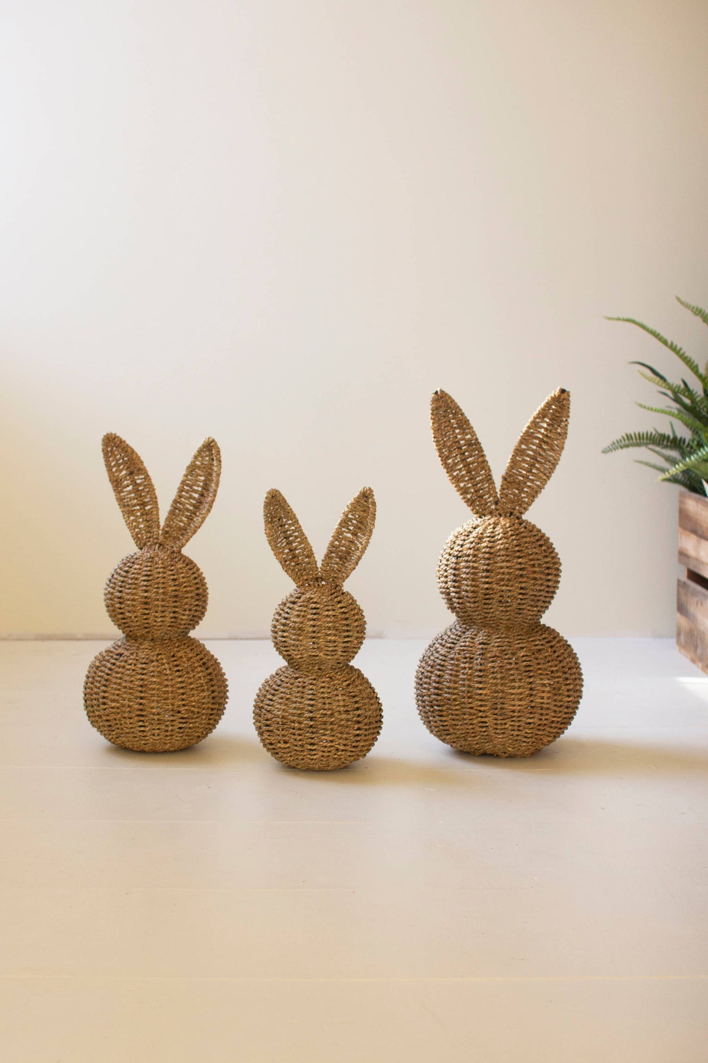 WOVEN VINE EASTER RABBITS