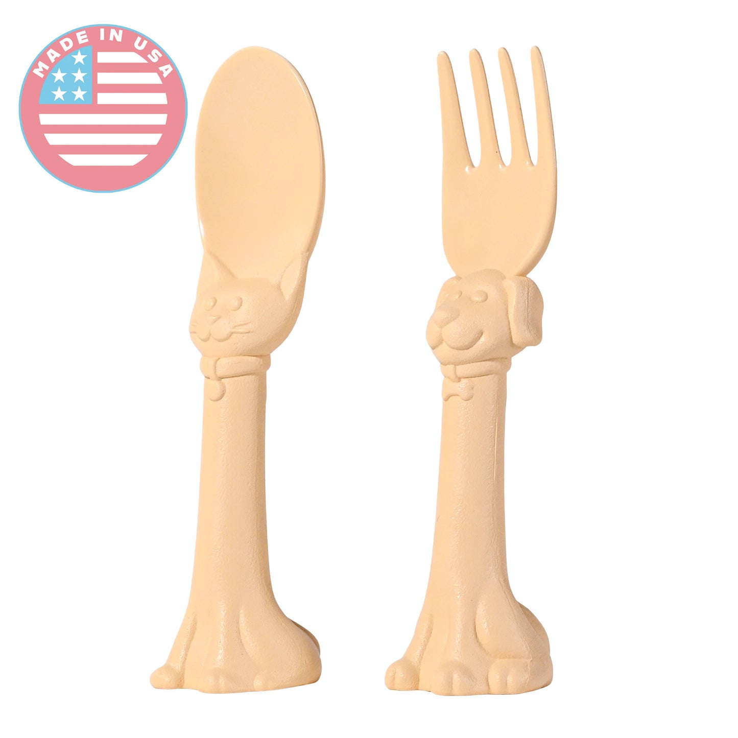  Spoon la la Toddler Utensils Set - 2 Pack Made in USA