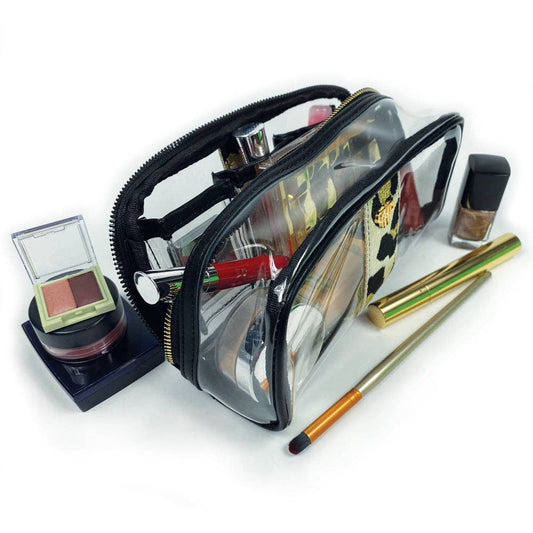 PurseN Bombshell Makeup Case -  Gold Leopard