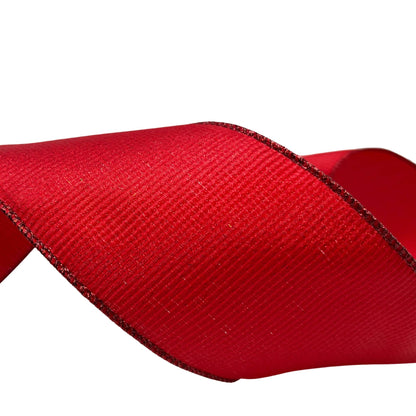 Red Majestic Shine Ribbon 2.5" x 10yd