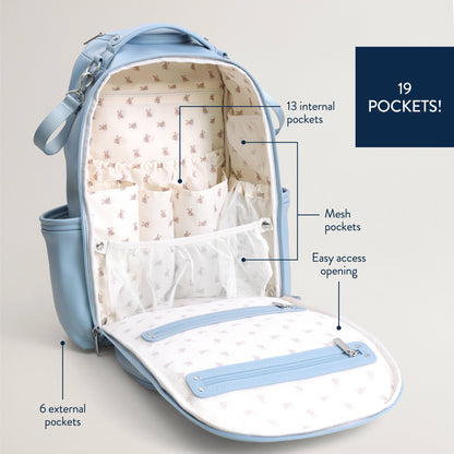 *NEW* Teddy Blue Boss Plus™ Backpack Diaper Bag