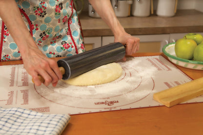 Fox Run Marble Rolling Pin, Black, 10"