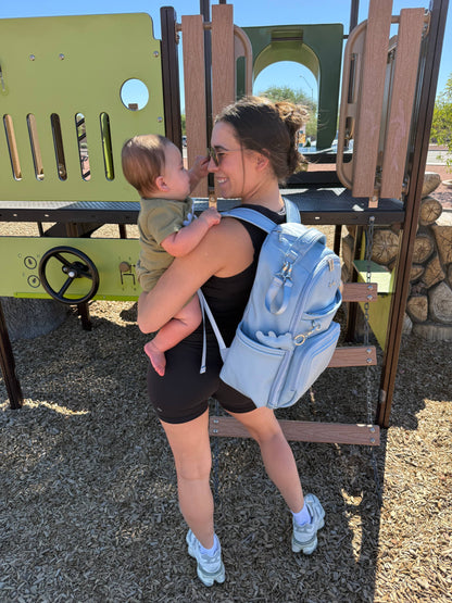 *NEW* Teddy Blue Boss Plus™ Backpack Diaper Bag