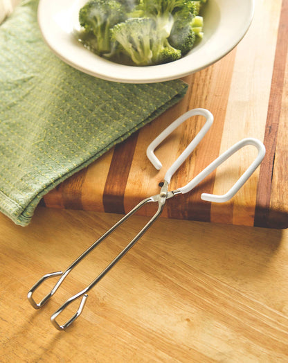 Fox Run Tongs with Straight Ends, 10"