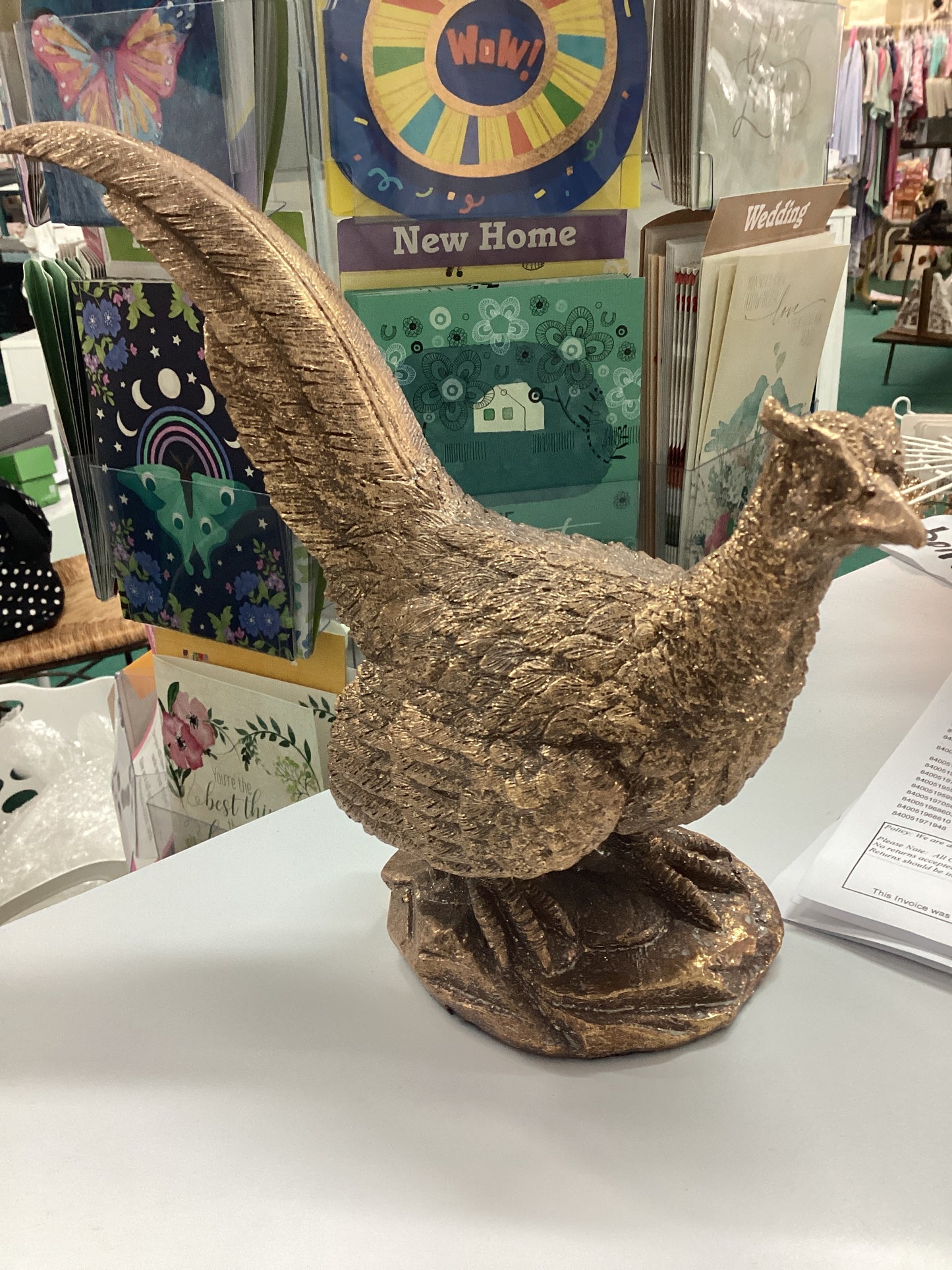 Gold Pheasant Figurine