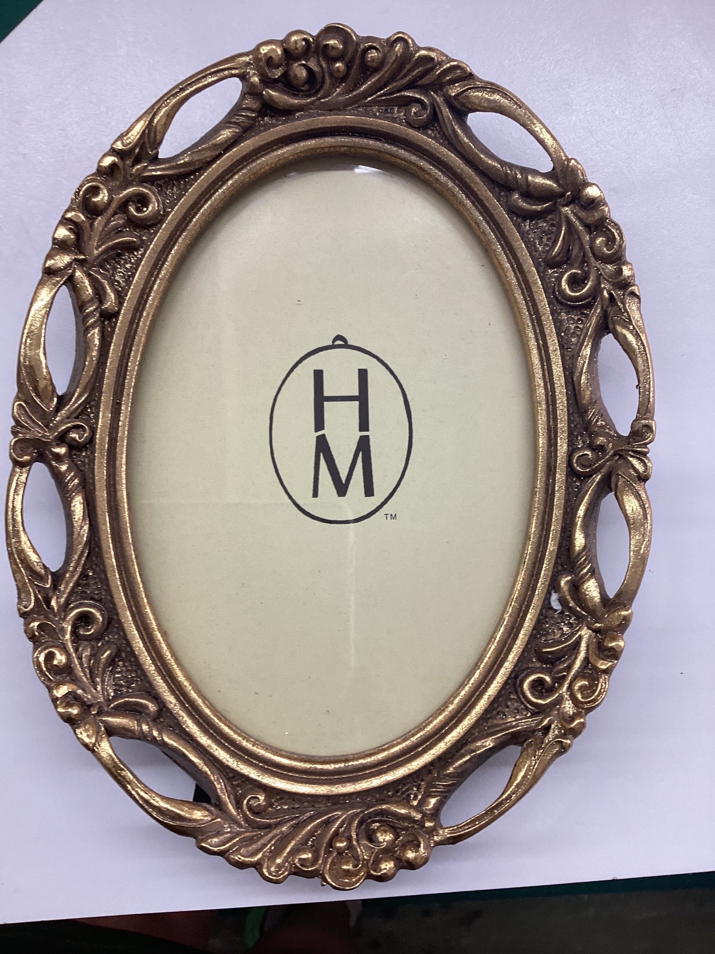 Oval Antique Finish Frame