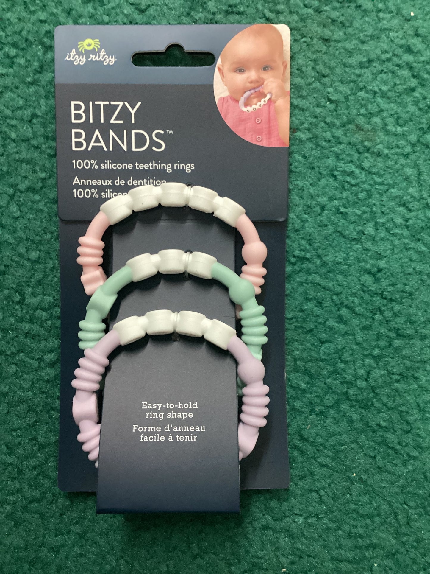 Bibs,burps, Paci and Teethers-Caine