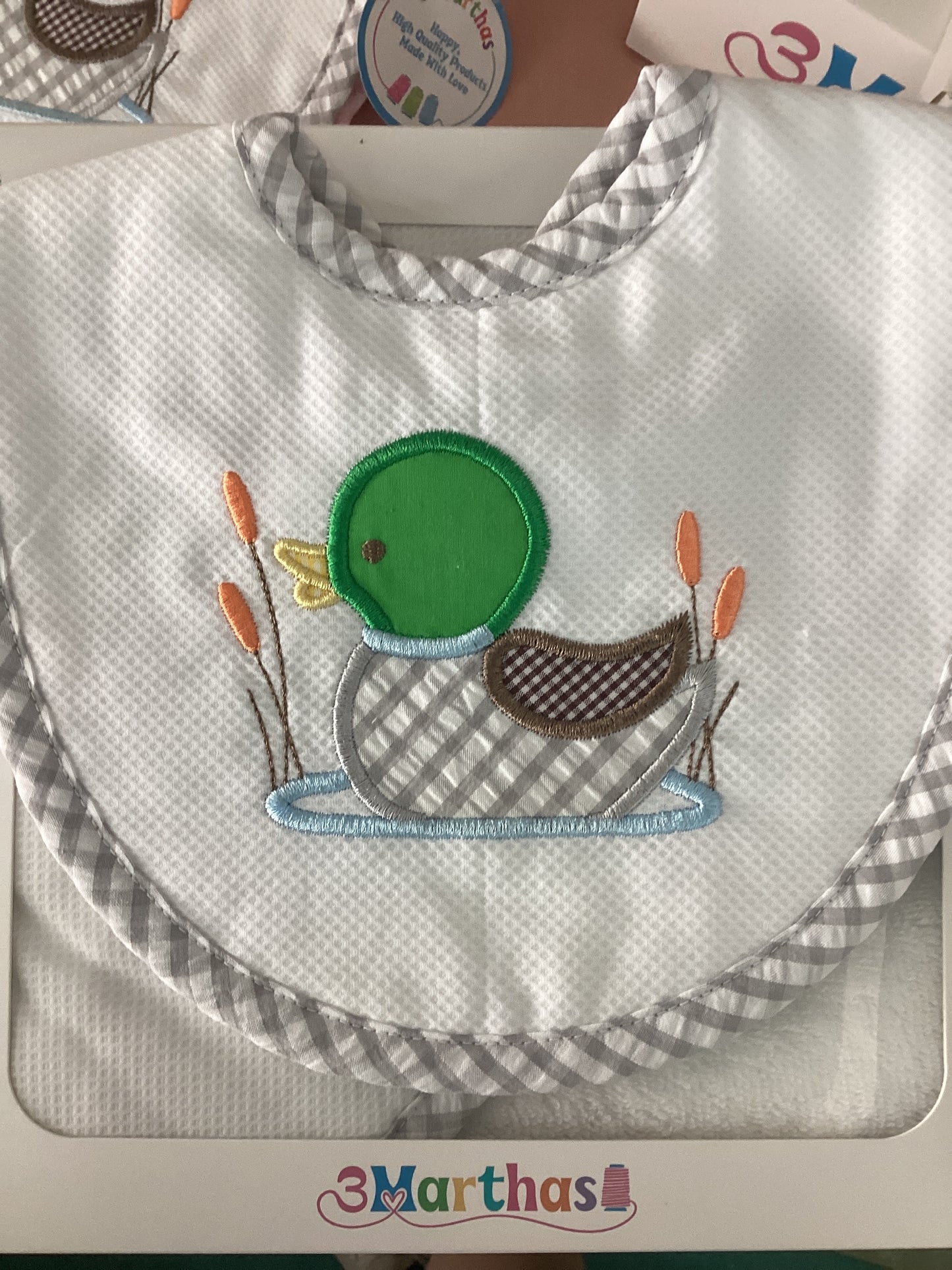 Mallard Appliqué Basic Bib