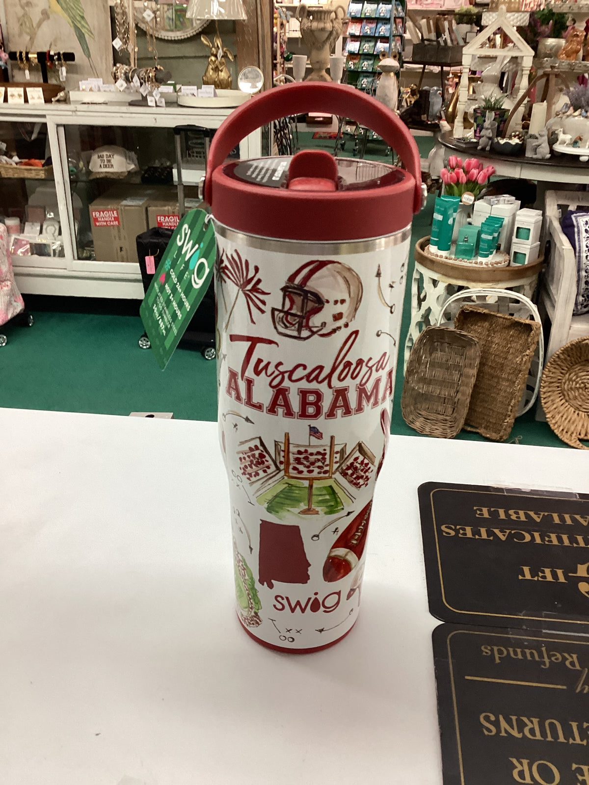 Swig Tailgates In Tuscaloosa Leak Proof To Go Tumbler 30oz