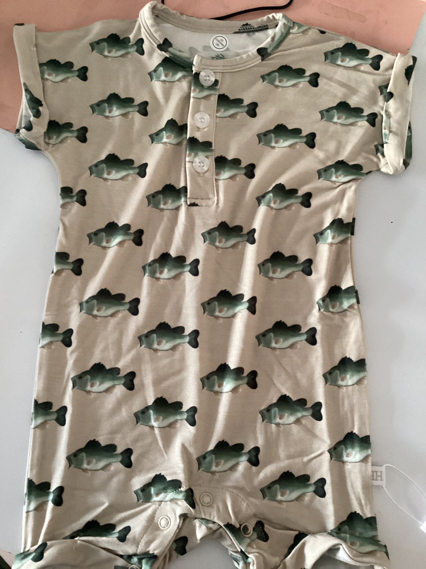 Hamner Hill Boys Bass Romper