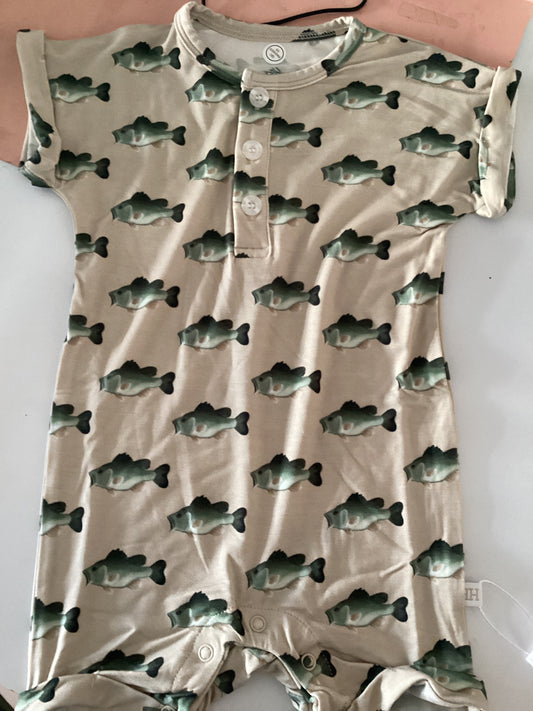 Hamner Hill Boys Bass Romper