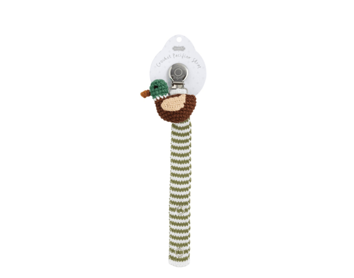 Mallard Duck Crochet Paci Strap