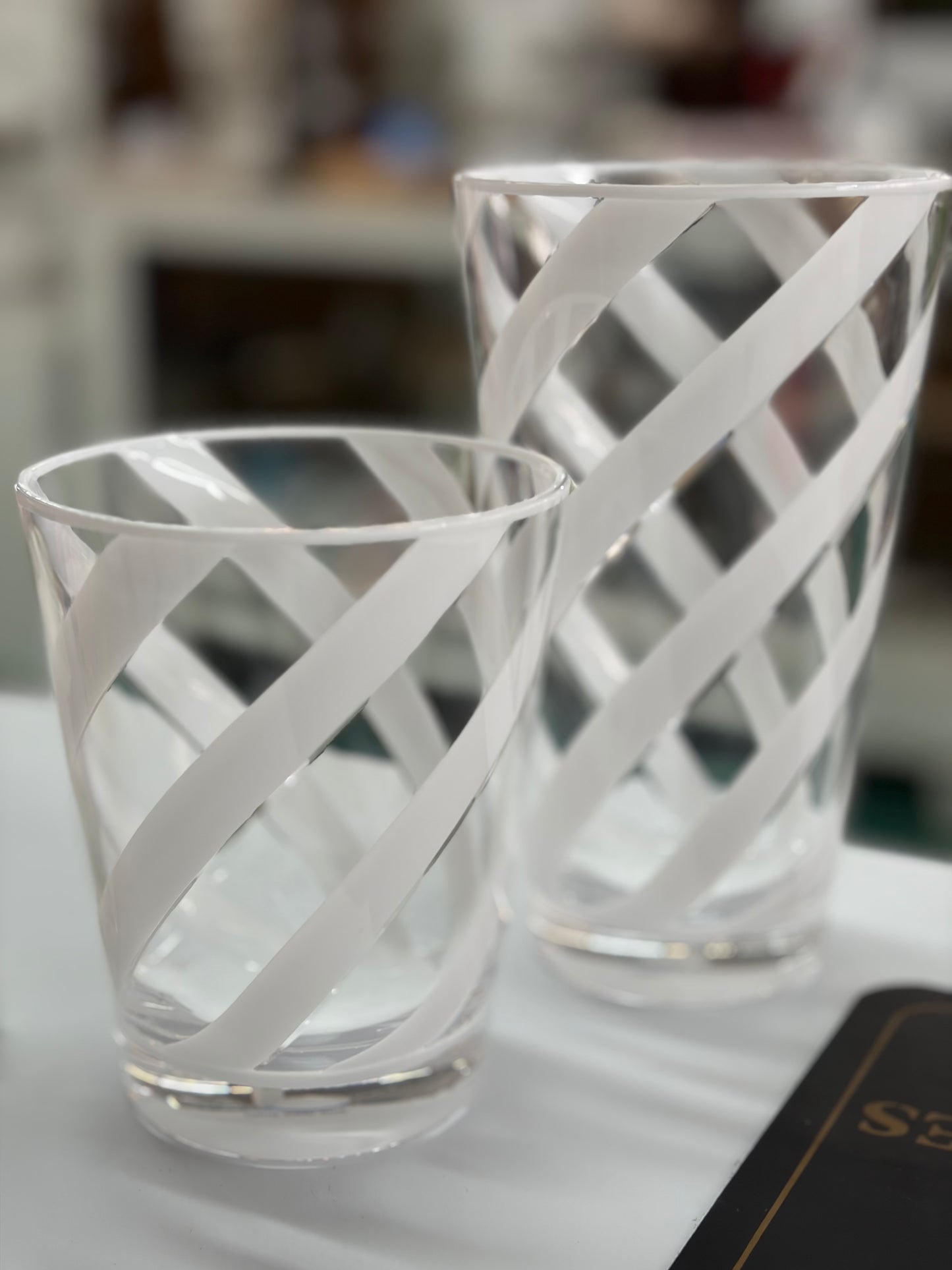 White Acrylic Glasses