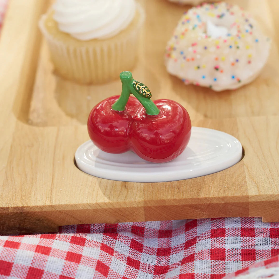 Nora Fleming Cheery Cherries Mini