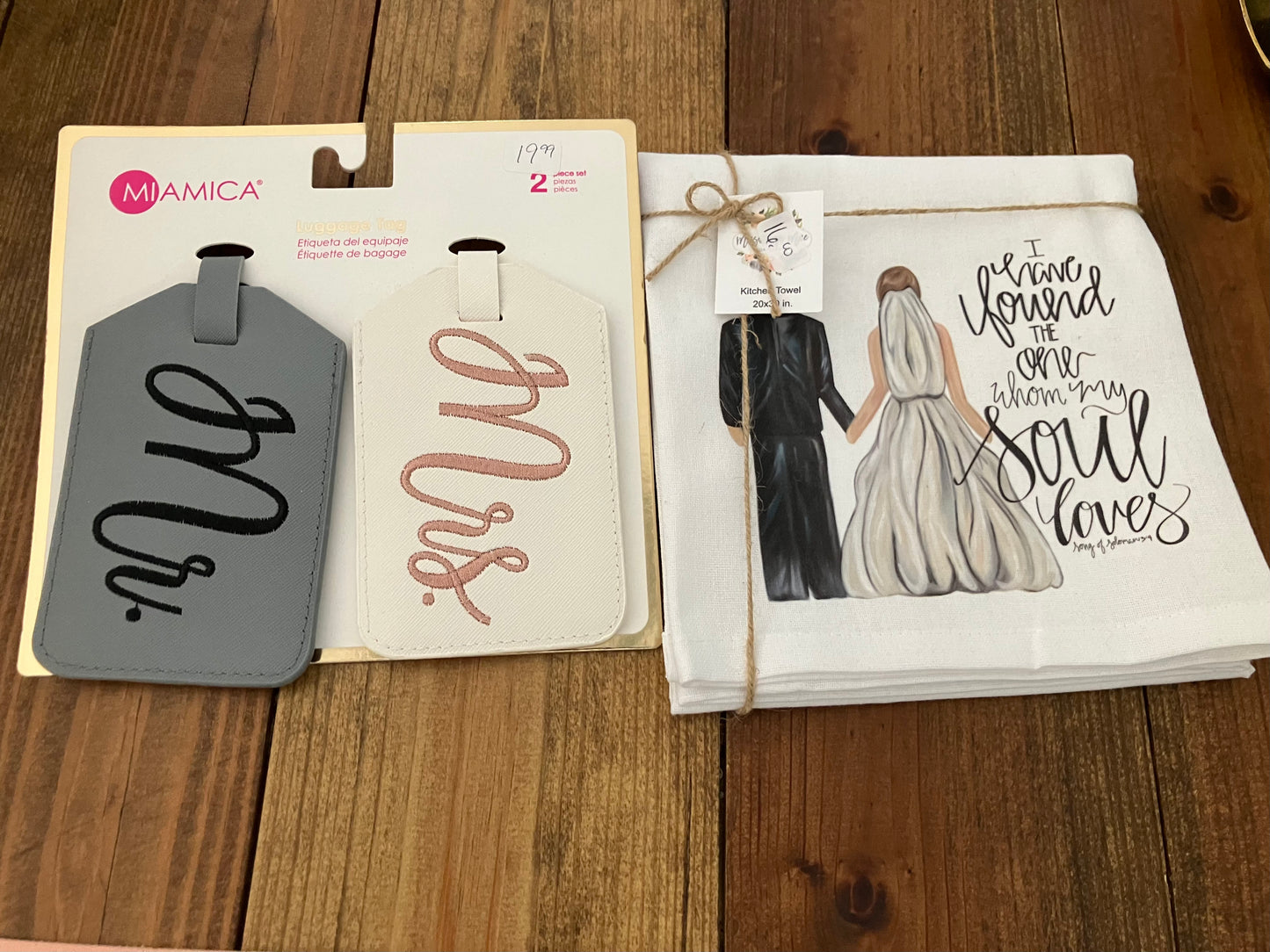 Mr. & Mrs. items - Dunavant/ Walker