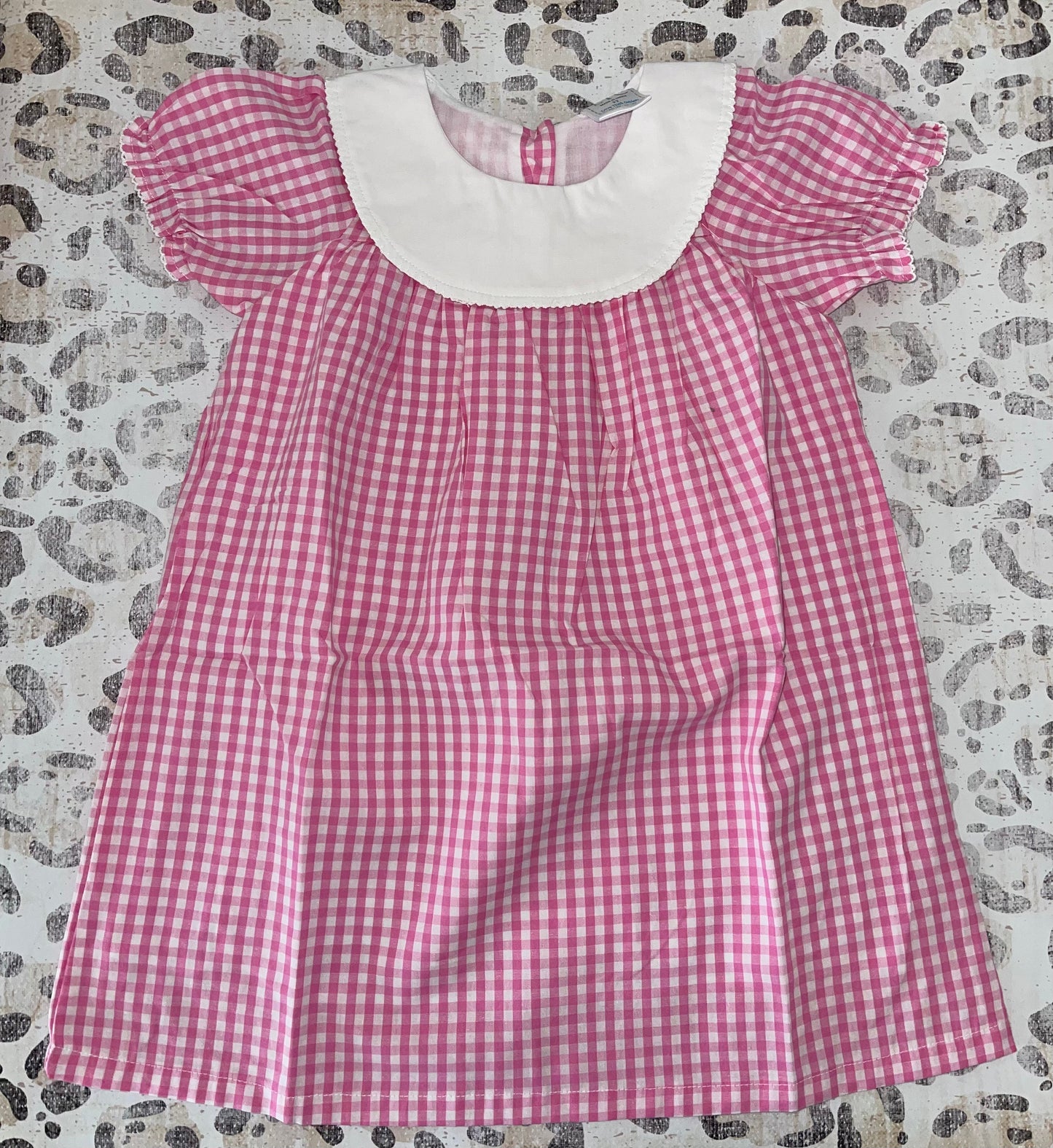 Lil Cactus Pink & White Seersucker Flip Flops Dress