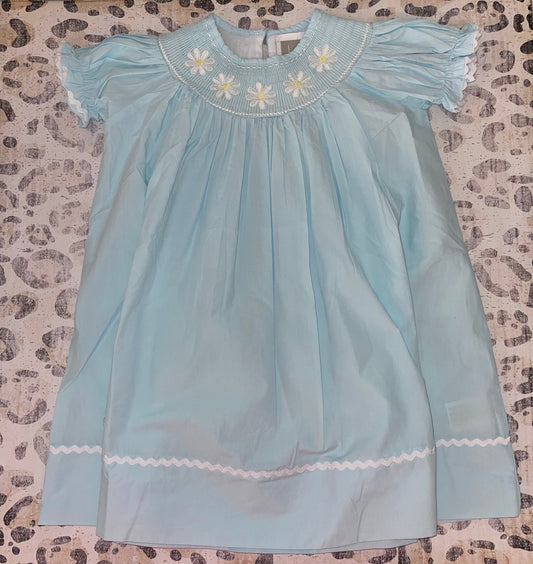 Lil Cactus Light Blue Daisy Dress