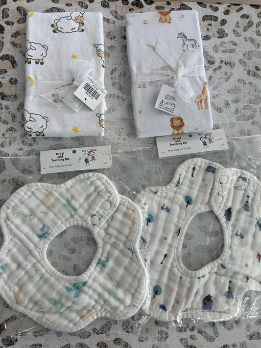 Burps, Bibs, & Blankets -Deal Baby