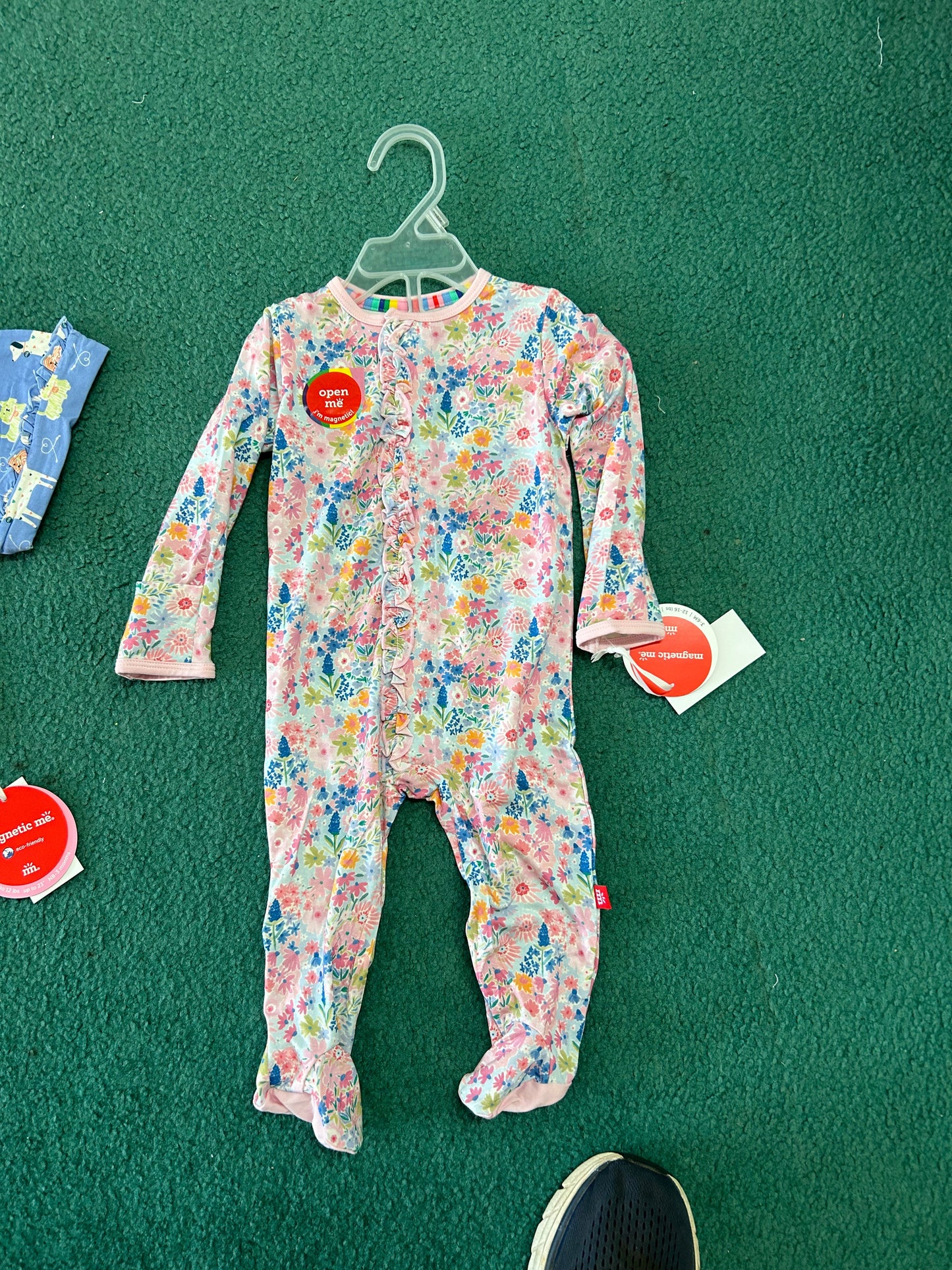 Magnetic Me Lily Modal Footie with ruffle